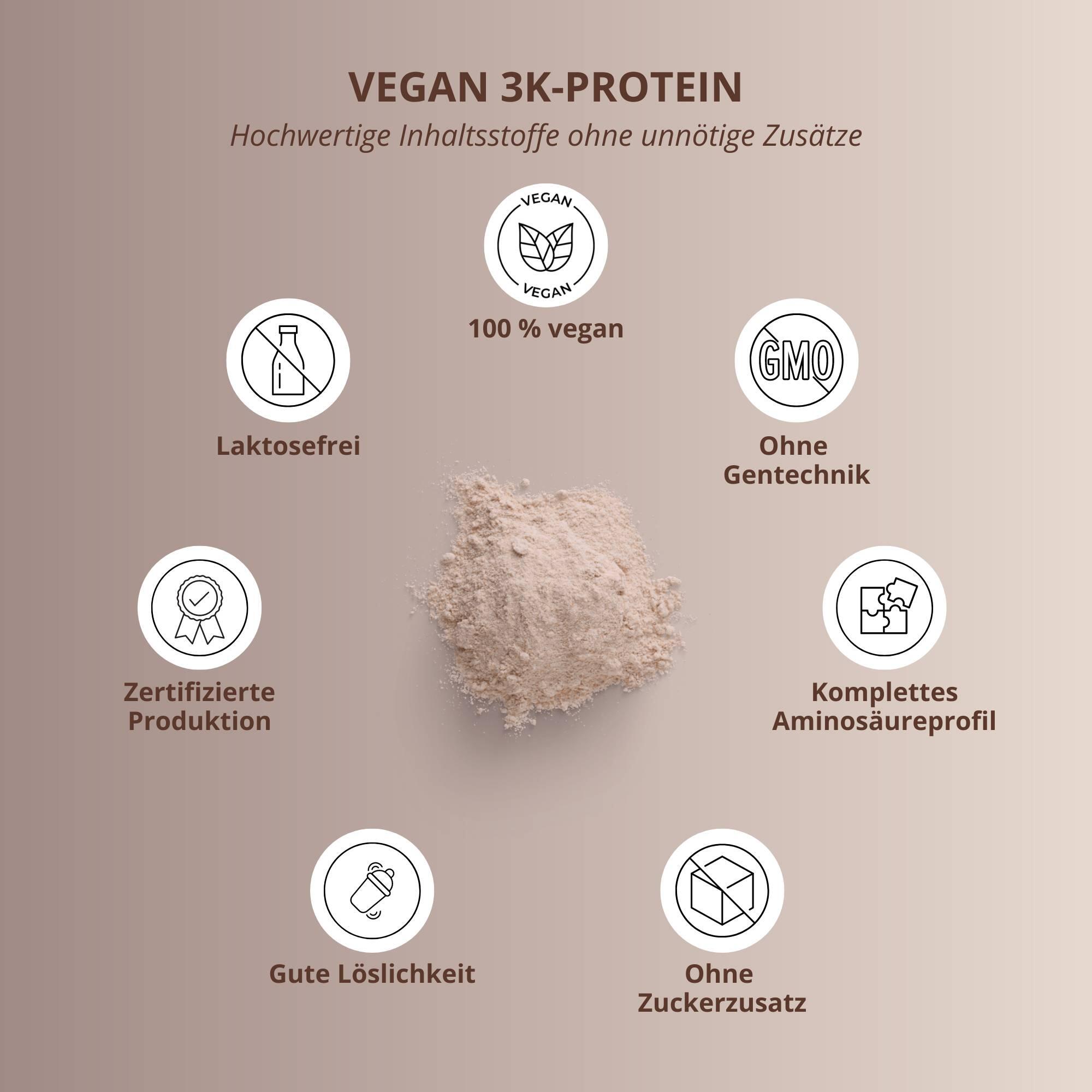 Proteinpulver 3K Chocolate Brownie - 1000g 4/5