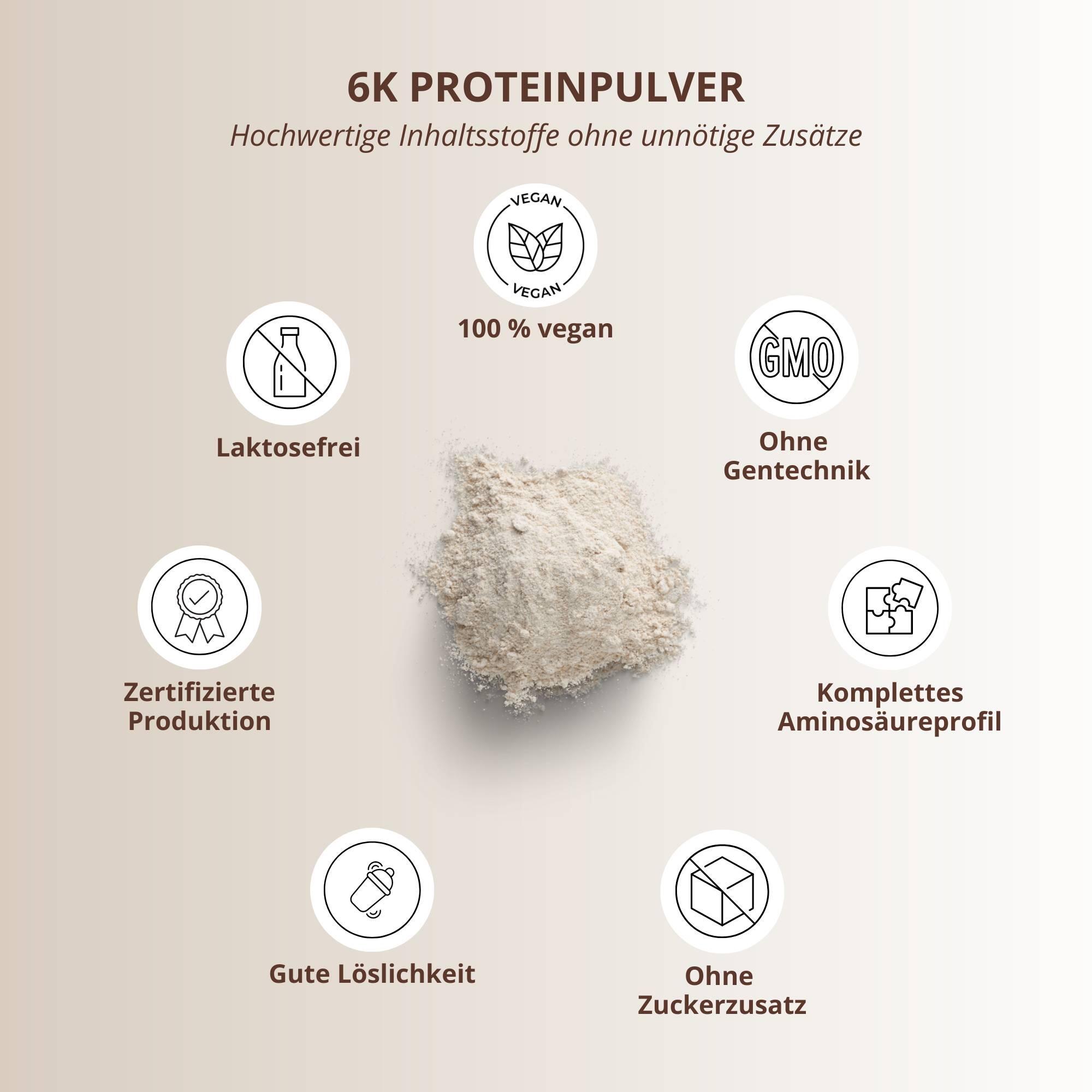Proteinpulver 6K 1000g - Natural 4/5