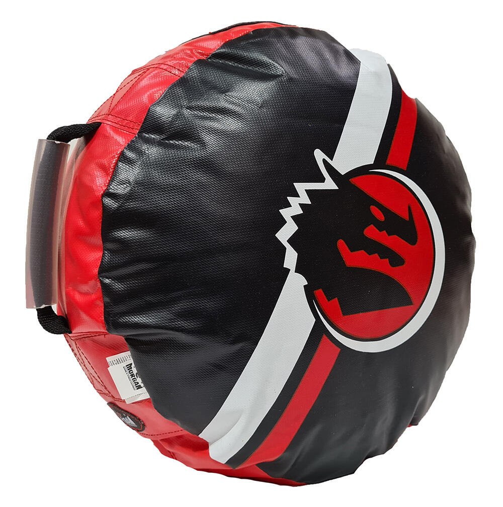 Morgan Heavy Duty Rag Filled Round Shield[Red/Black Rag Fill 6Kg]
