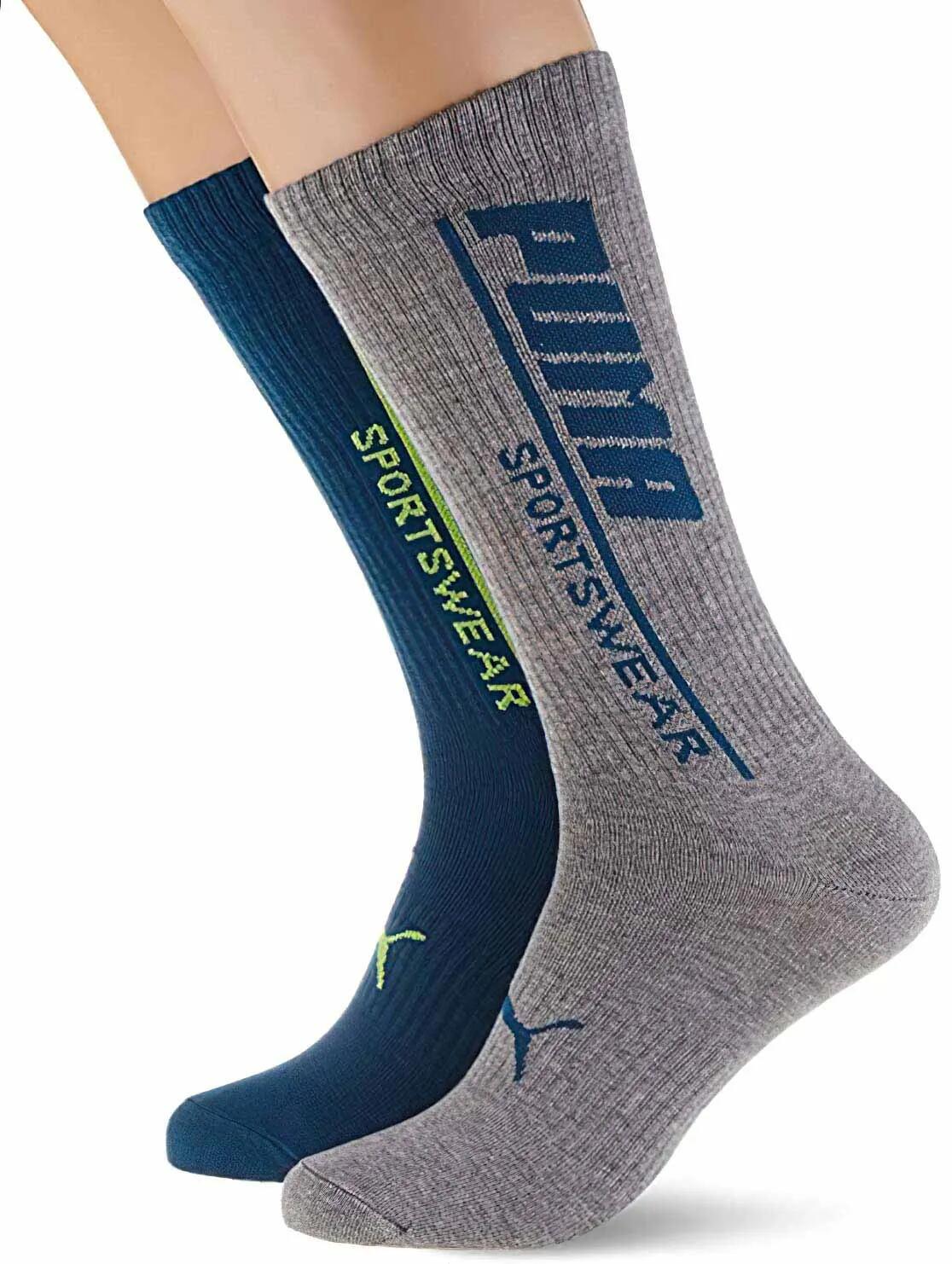 Șosete bărbați Puma Seasonal Sportwear Socks Green 43-46