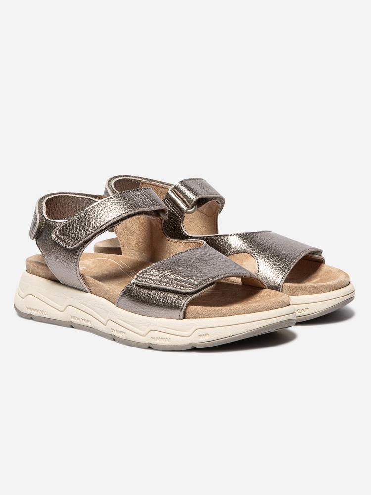 Sandales compensées Femme - LOUISIE Bronze 4/5