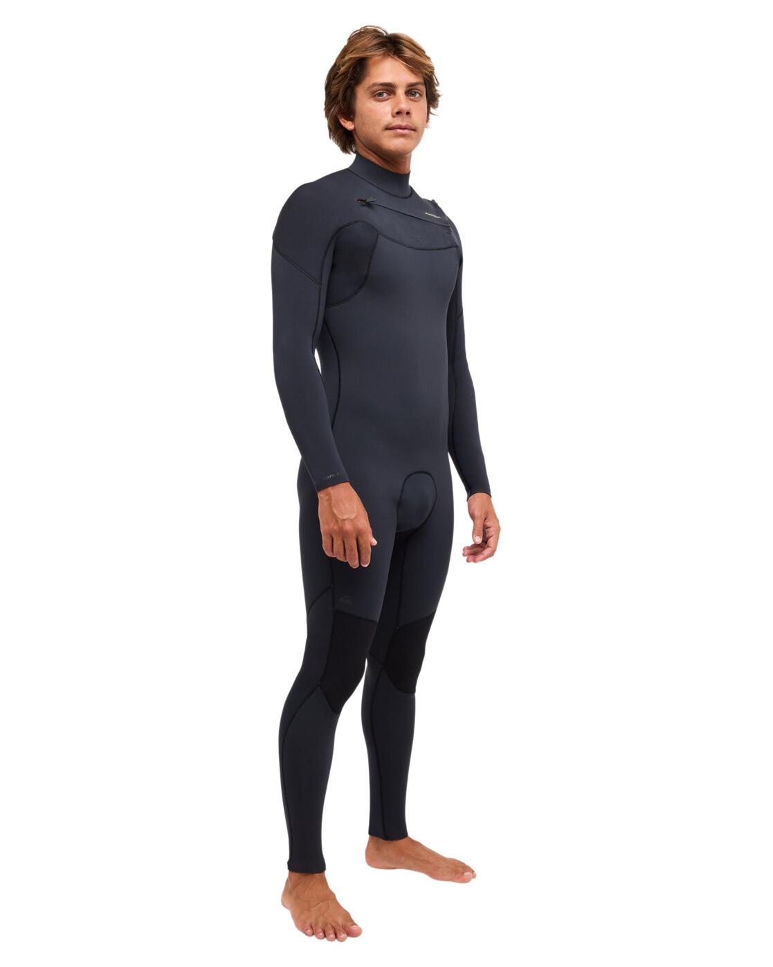 Combinaison de surf zip poitrine EVERYDAY SESSIONS 4/3MM Noir Homme 3/4