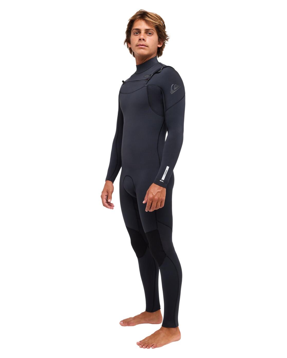 Combinaison de surf zip poitrine EVERYDAY SESSIONS 4/3MM Noir Homme 4/4