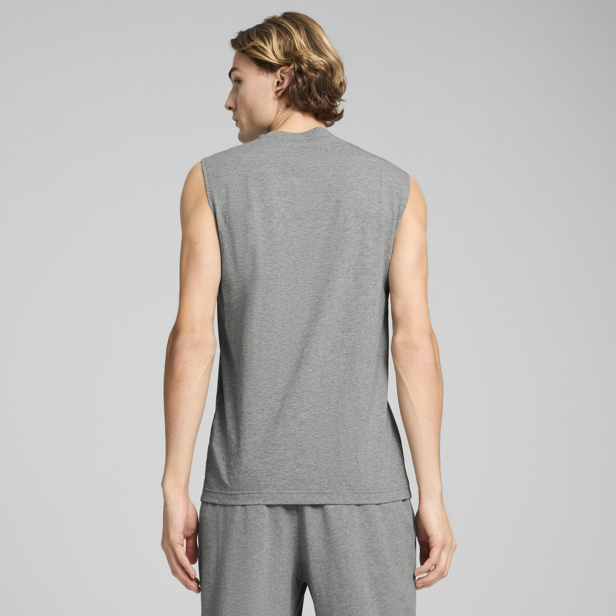 T-shirt sans manches à logo N° 1 Essentials Homme PUMA 3/5