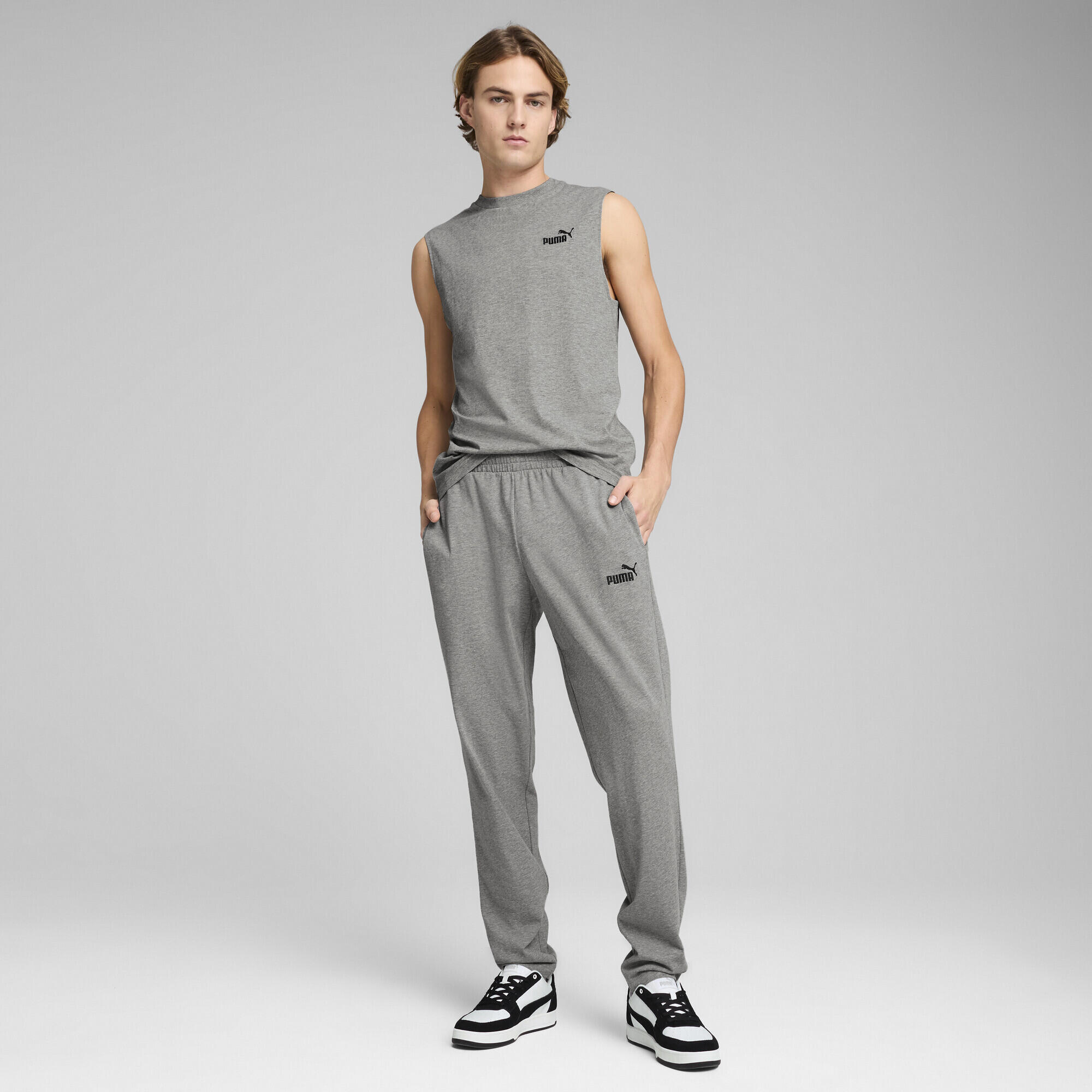 T-shirt sans manches à logo N° 1 Essentials Homme PUMA 4/5