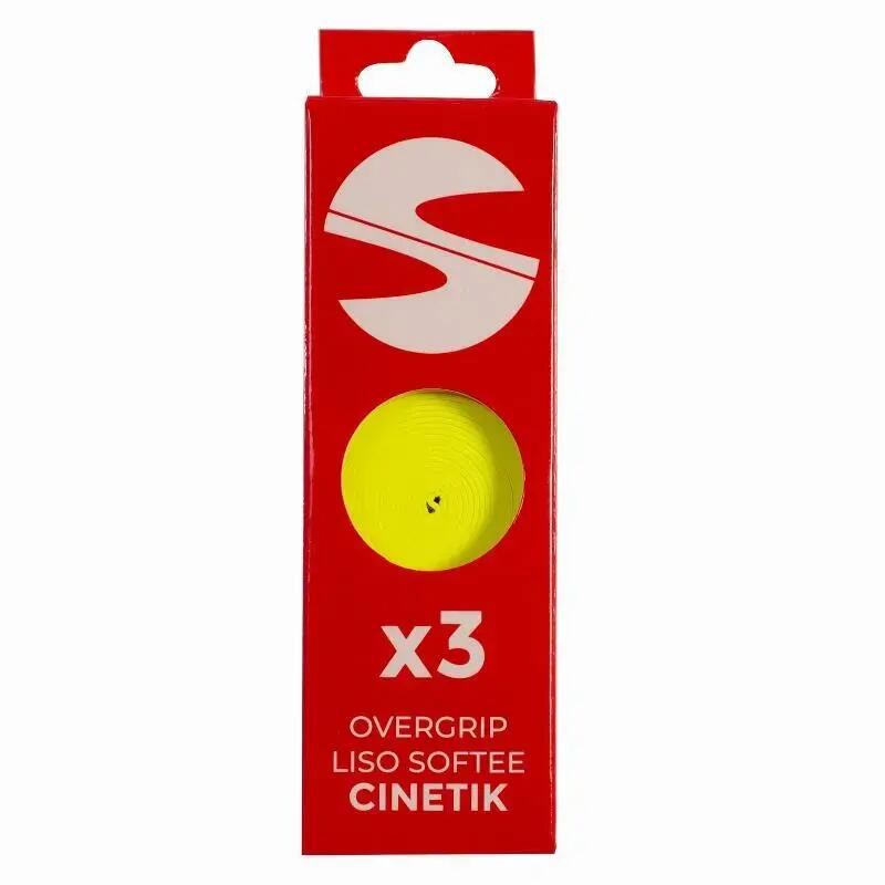 Pacáiste As 3 Overgrips Smooth Softee Cinetik Buí