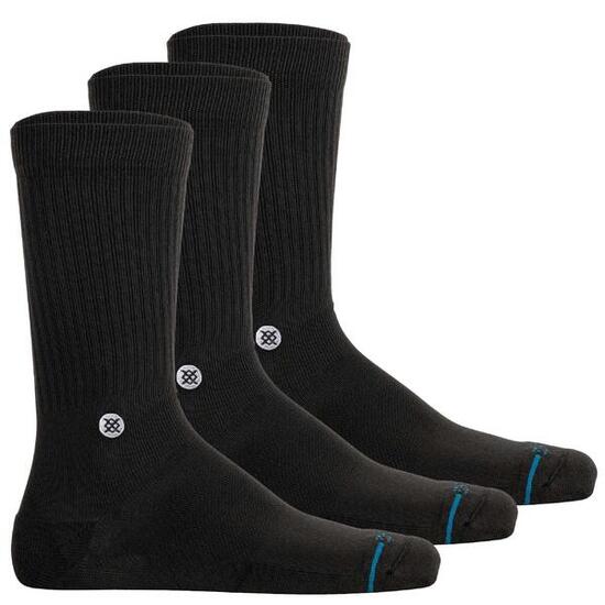 Stance Icon 3er-Pack Crew, gepolstert.