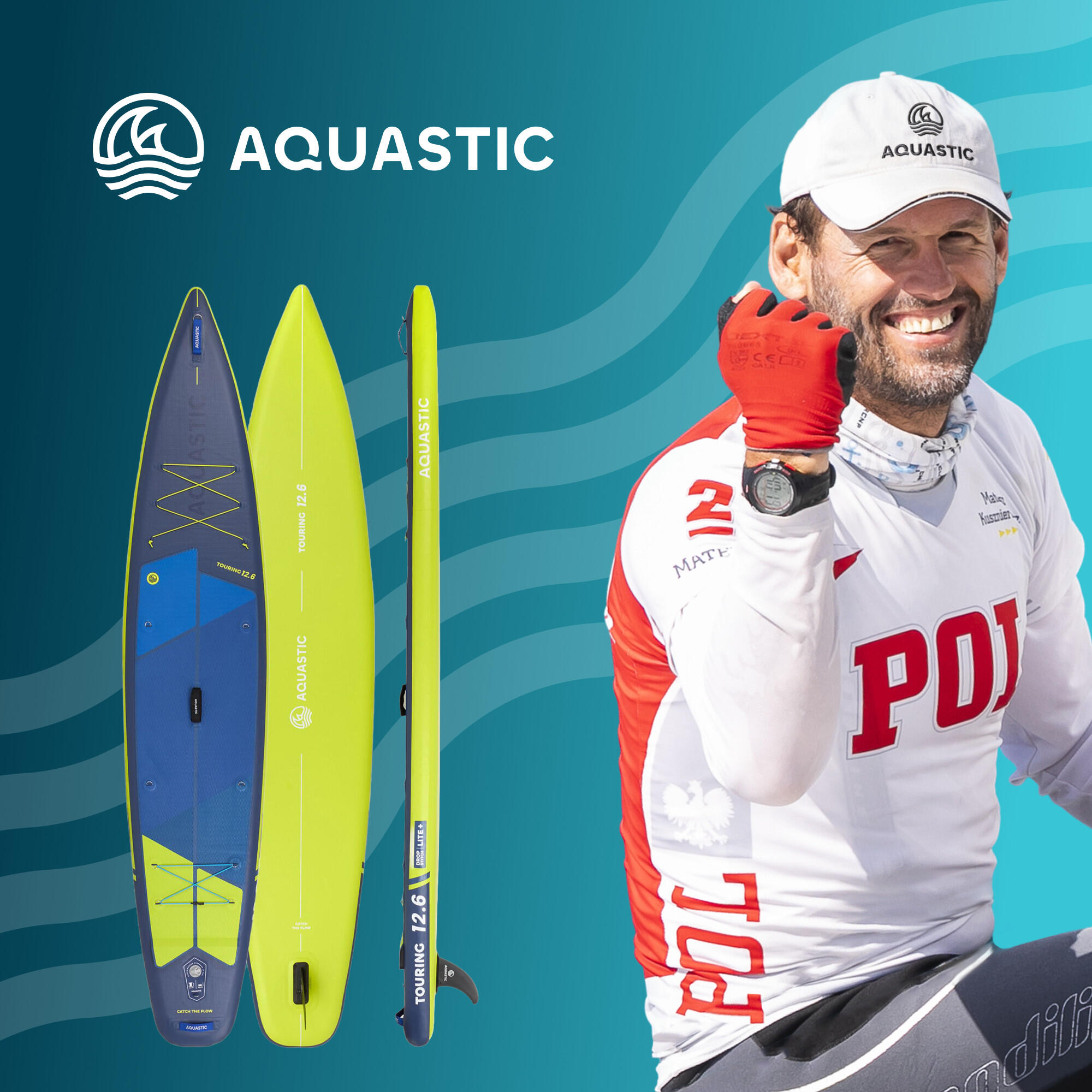 Tabla SUP AQUASTIC Touring 12'6" 2/7