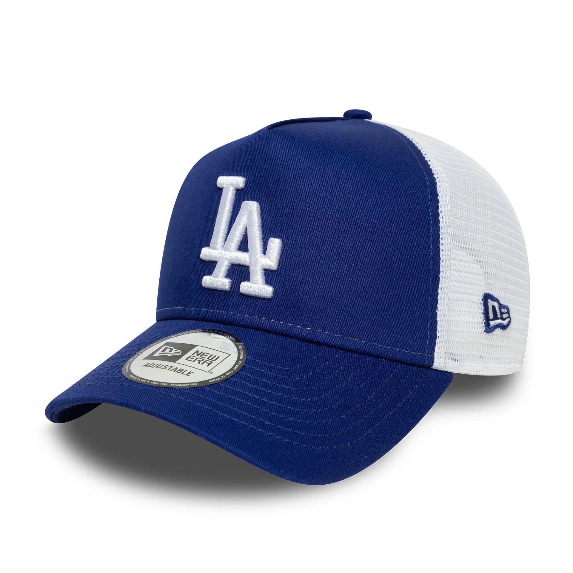 Casquette MLB Los Angeles Dodgers New Era Side Patch Trucker Bleu 3/6