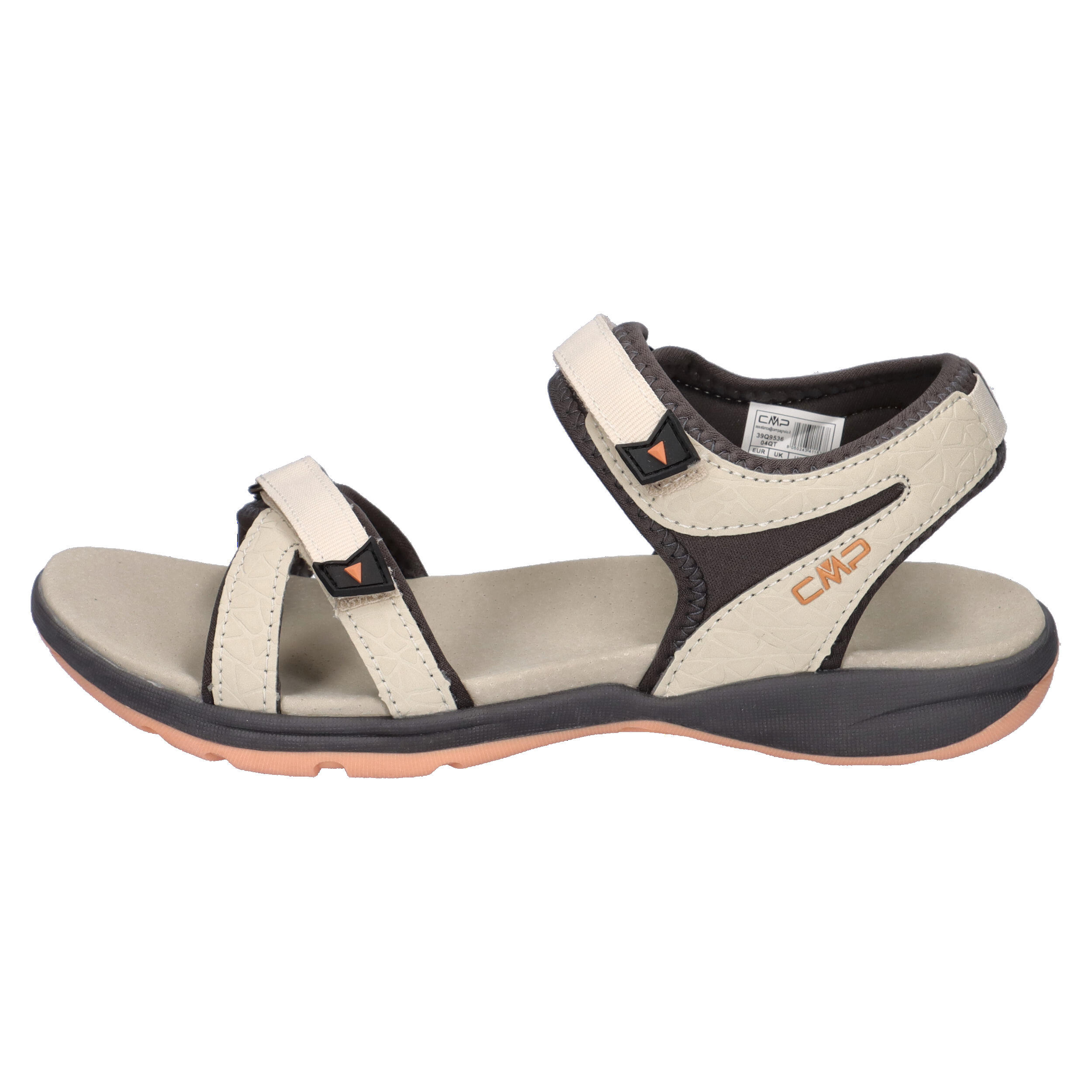 CMP Adib Wmn Hiking Sportsandalen voor dames, zwart, beige, nero zand, 38 EU