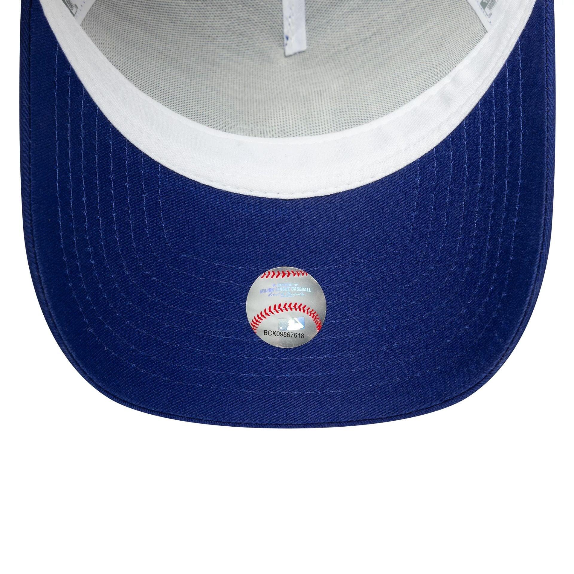 Casquette MLB Los Angeles Dodgers New Era Side Patch Trucker Bleu 5/6