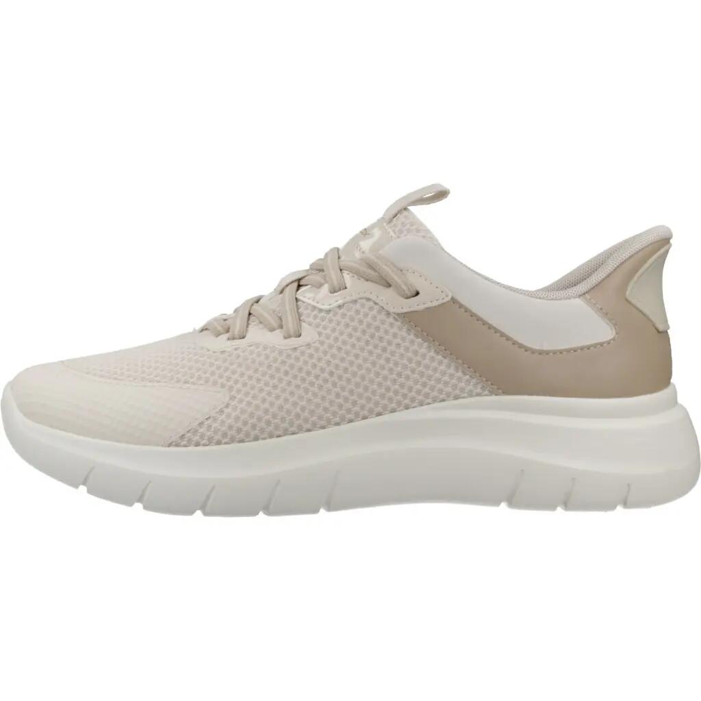Baskets Femme Blanc cassé Geox D PLUMMERY PLUS 2/5
