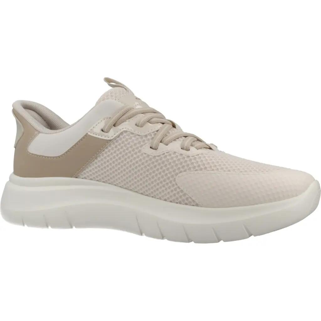 Baskets Femme Blanc cassé Geox D PLUMMERY PLUS 5/5