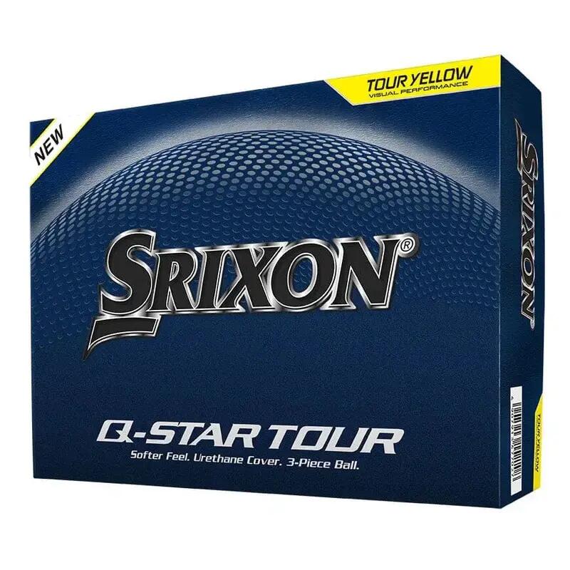 Srixon Q-STAR Tour 2026, nouvelle balle de golf, 12 unités, jaune