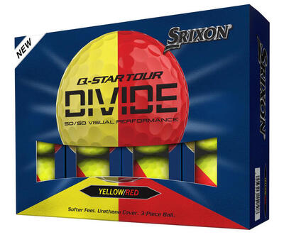 Doos van 12 srixon q-star tour divide new golfballen