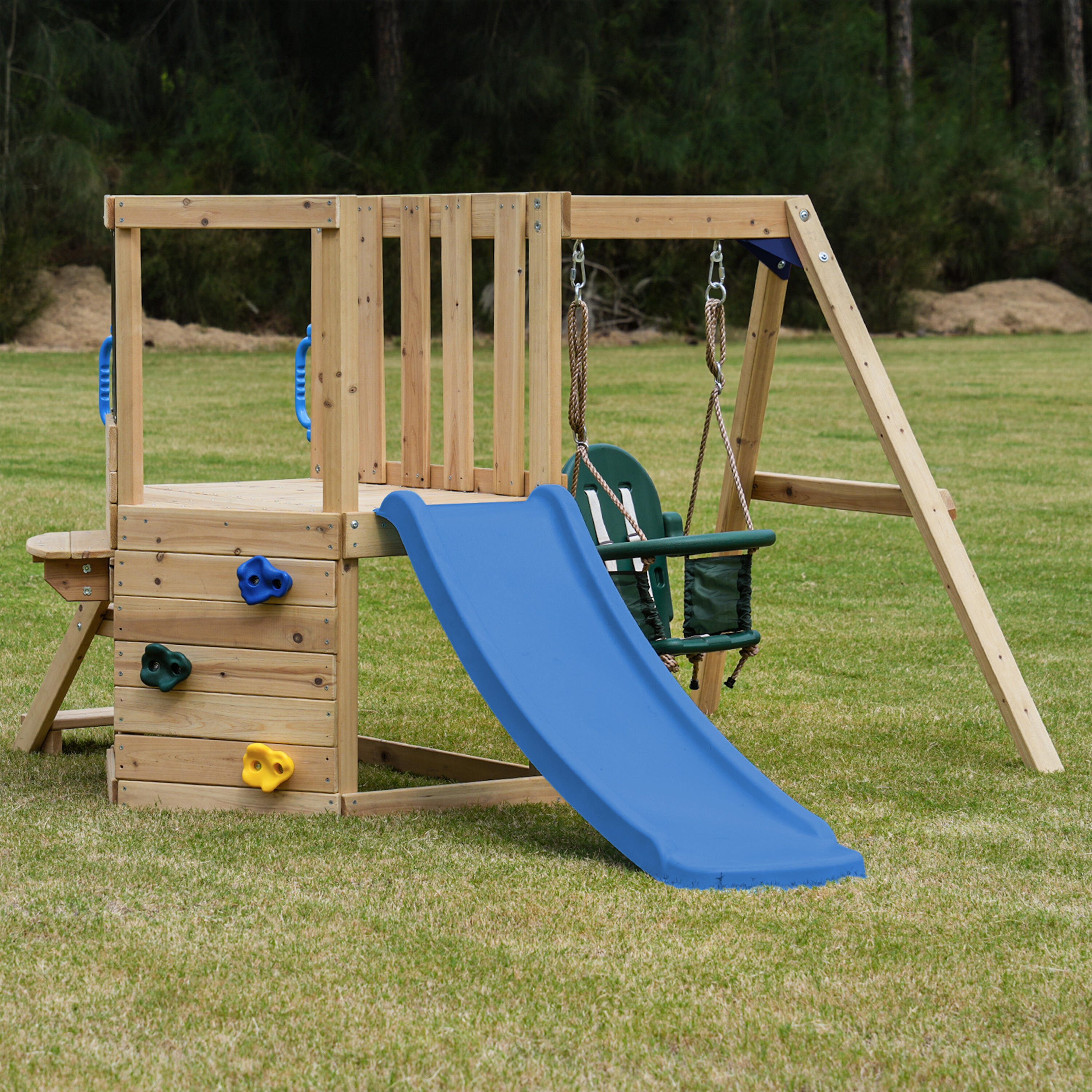 Mini Aire de Jeux - AXI Timo - Toboggan Bleu 7/7