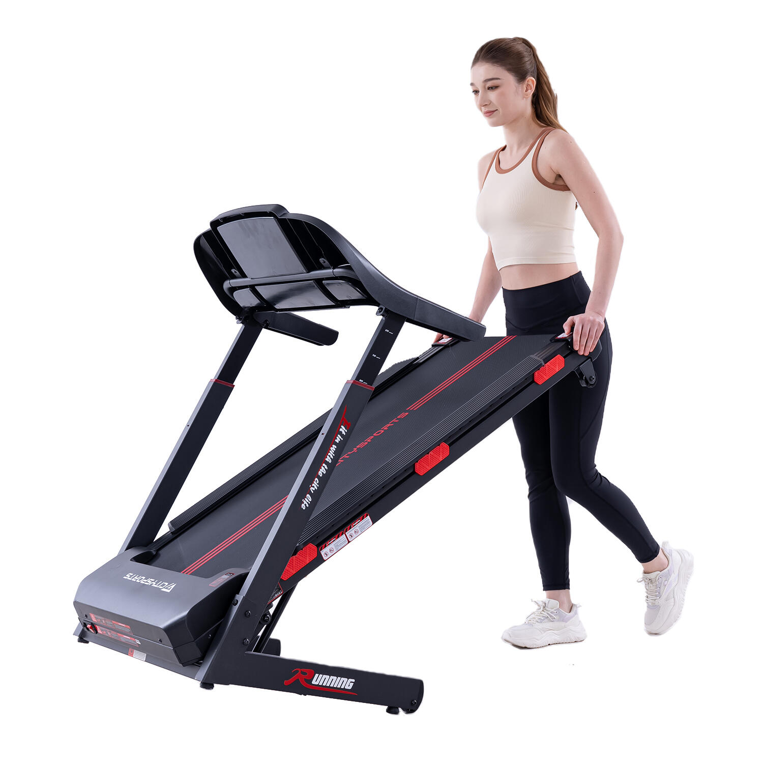 Klappbares und neigungsverstellbares Laufband- WP16S-2200 W-15 km/h-APP 3/6