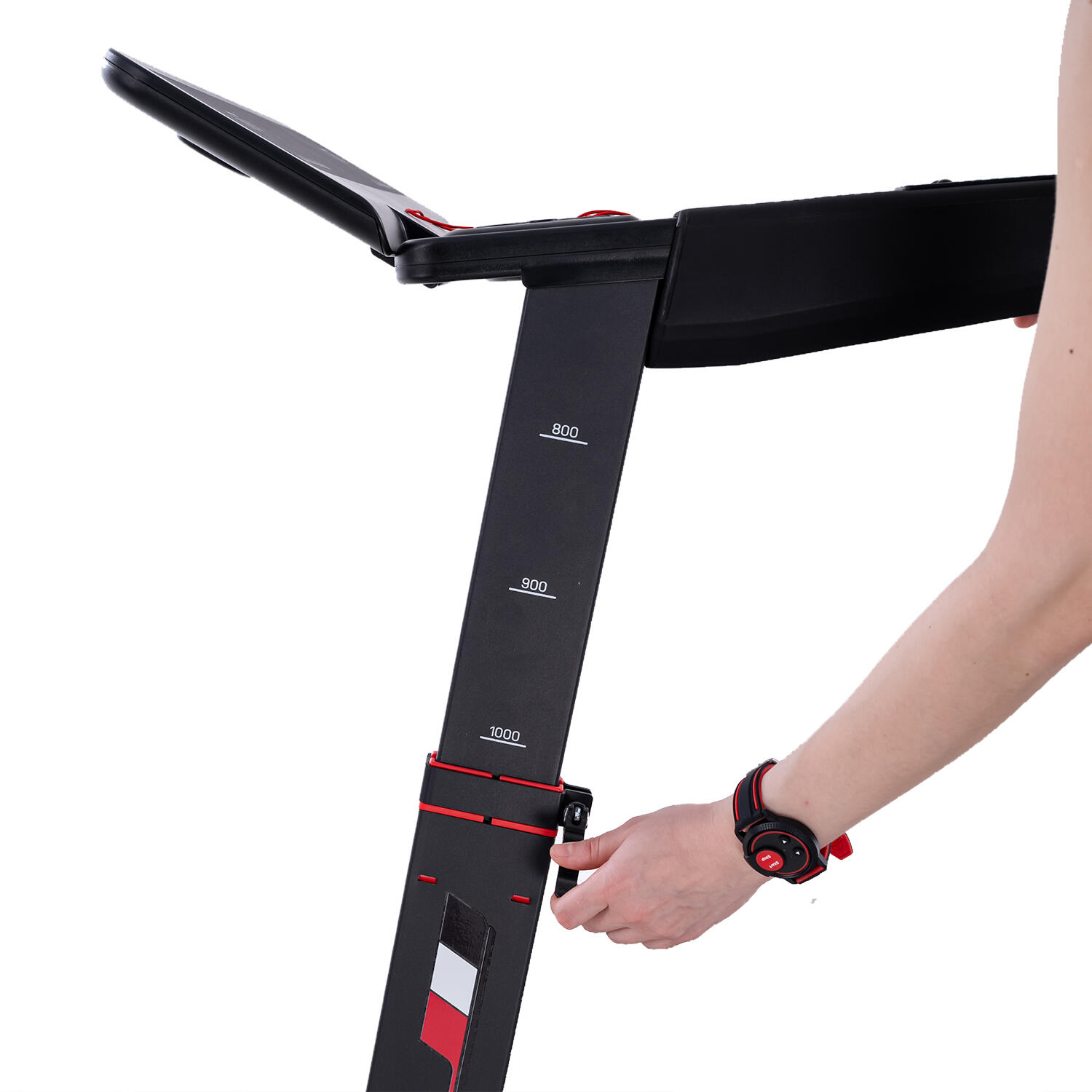 Klappbares Laufband mit 15 Steigungsstufen-NB2-3700W-16,5 km/h-Zwift,Kinomap 5/7