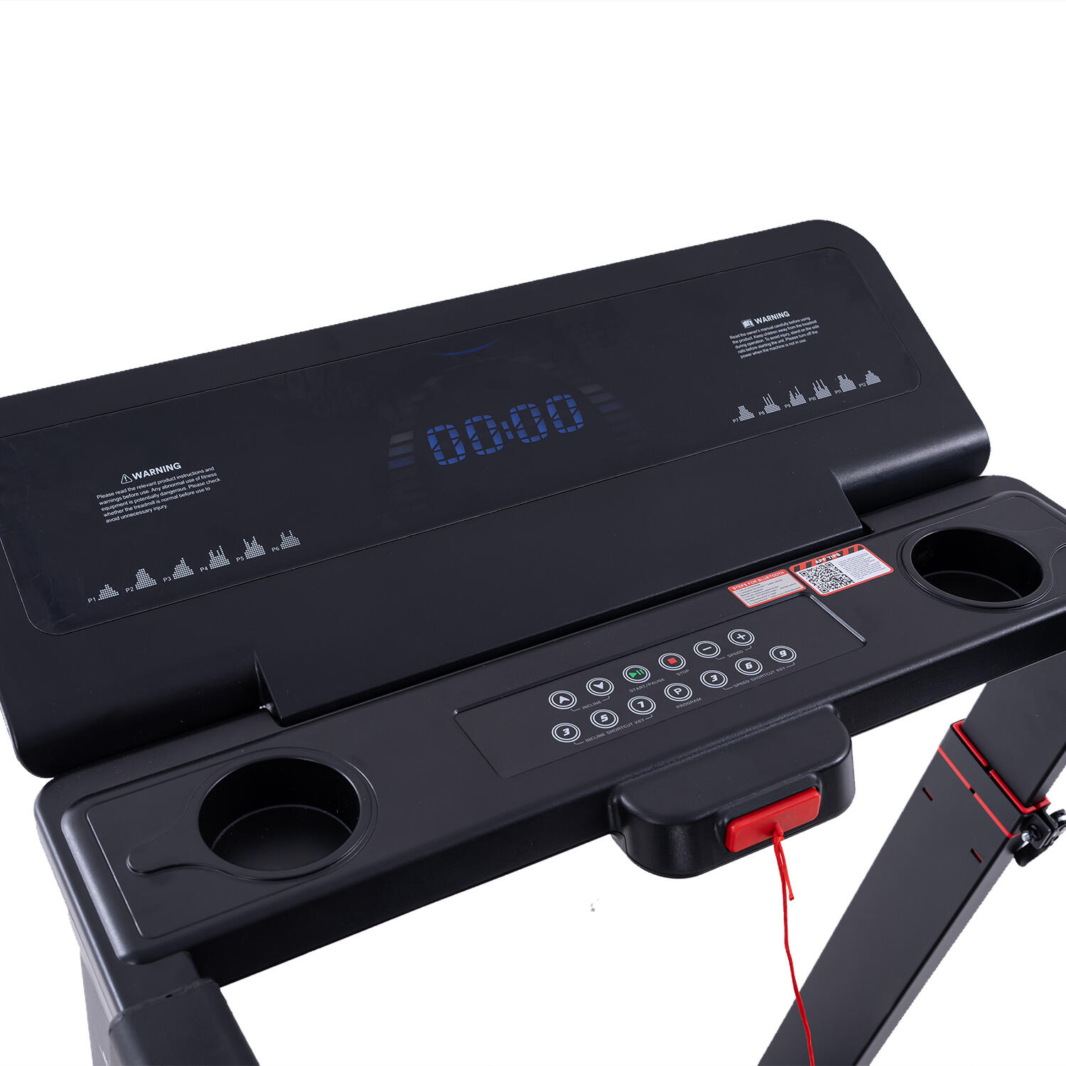 Klappbares Laufband mit 15 Steigungsstufen-NB2-3700W-16,5 km/h-Zwift,Kinomap 4/7
