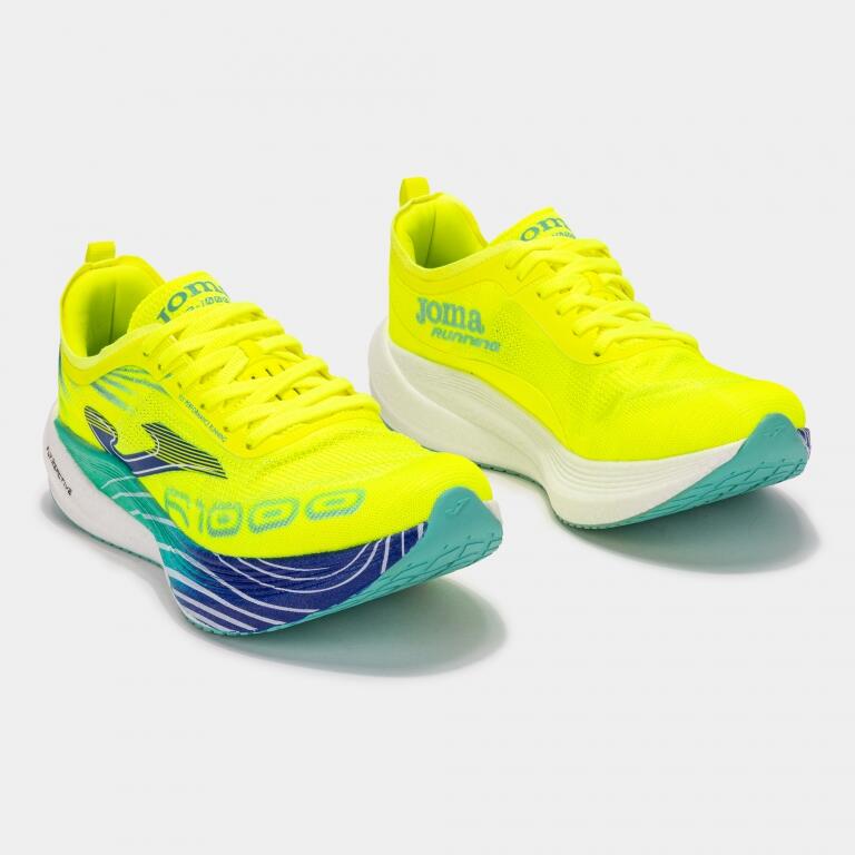 Joma R-1000 2609 Jaune Fluo Chaussures de Running 2/5