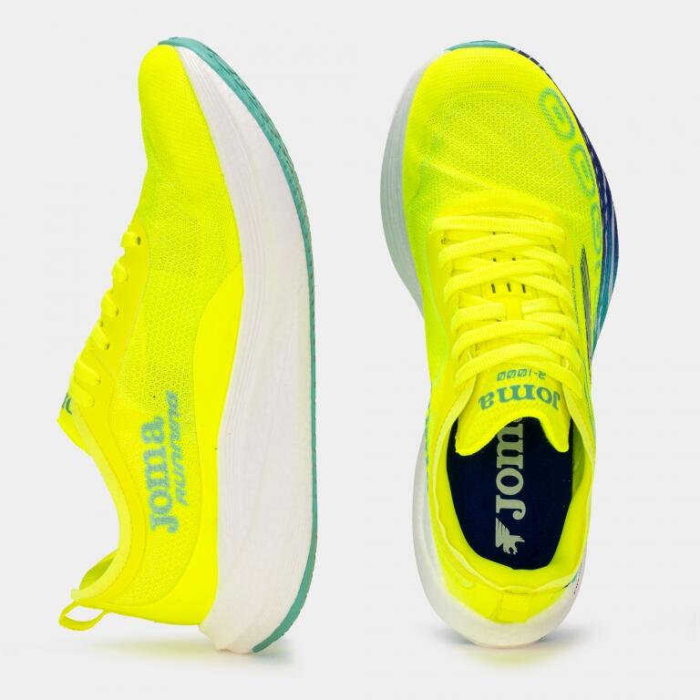 Joma R-1000 2609 Giallo Fluo Scarpe Running 5/7