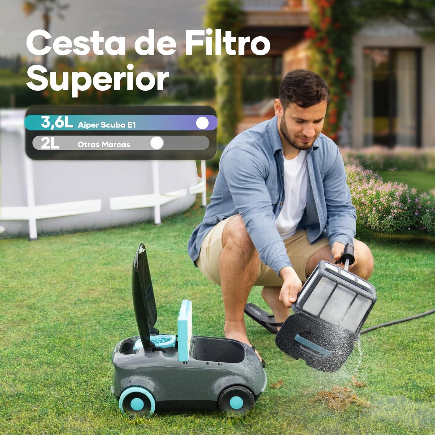 Robot de piscine Aiper Scuba E1 3/6