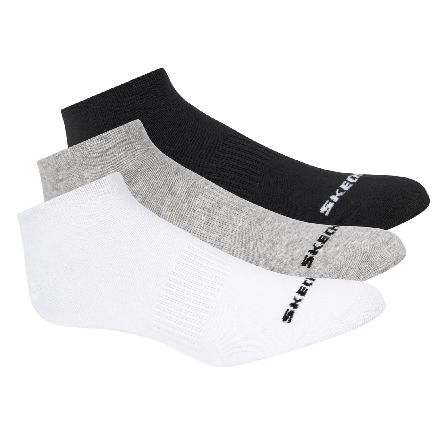 Skarpetki sportowe dla dorosłych 3pk Unisex Non Terry No Show 3/3