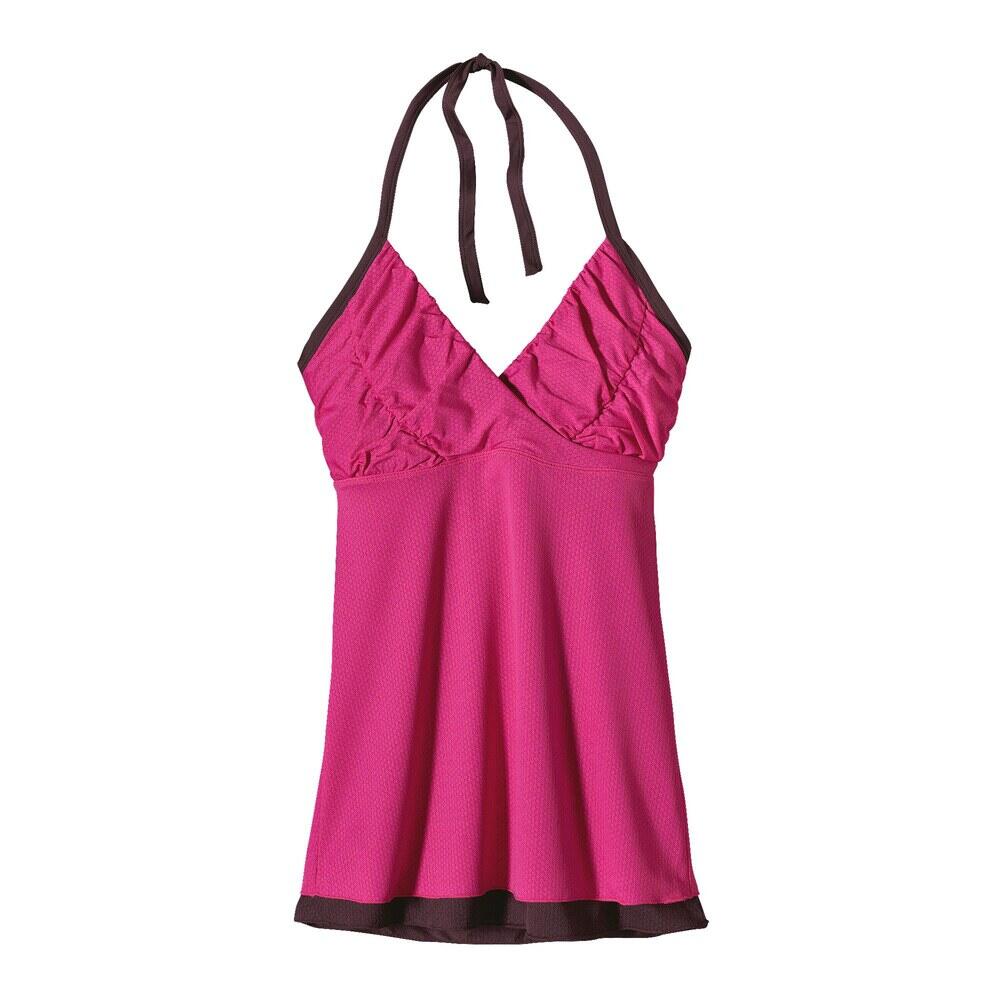 Koszulka bez rękawów damska Patagonia Layered Mesh Halter Top RDMG 3/3