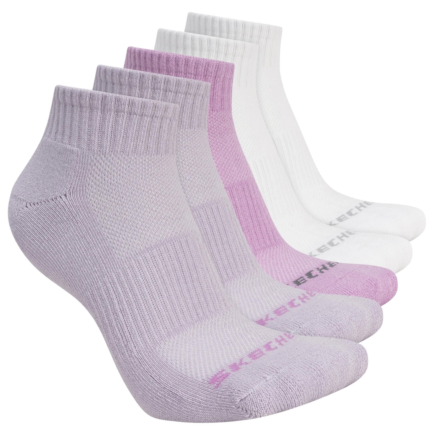 Skarpetki sportowe dla dorosłych 5pk Unisex 1/2 Terry Qtr Crew 3/3