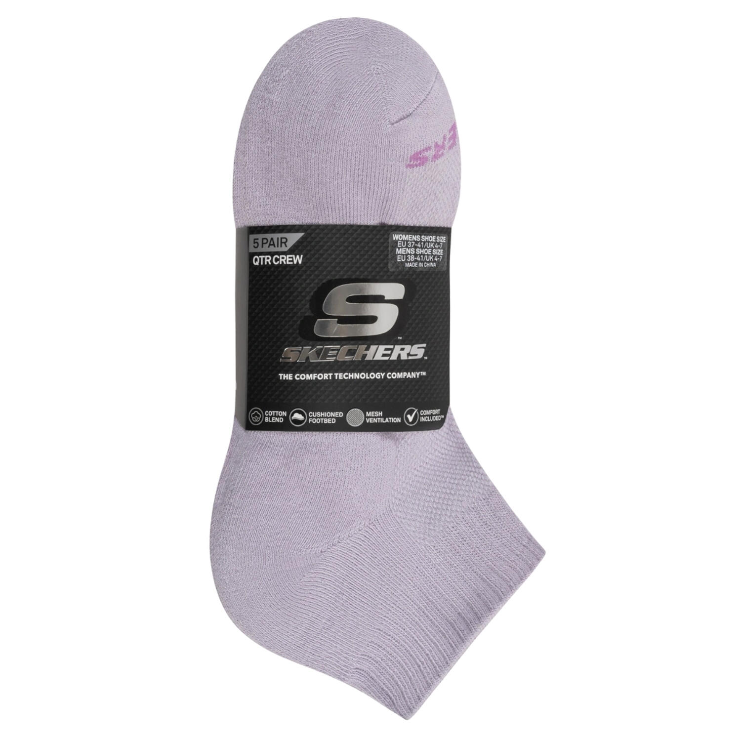 Skarpetki sportowe dla dorosłych 5pk Unisex 1/2 Terry Qtr Crew 2/3