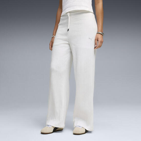 Pantalon à taille haute et jambes larges HER Femme PUMA