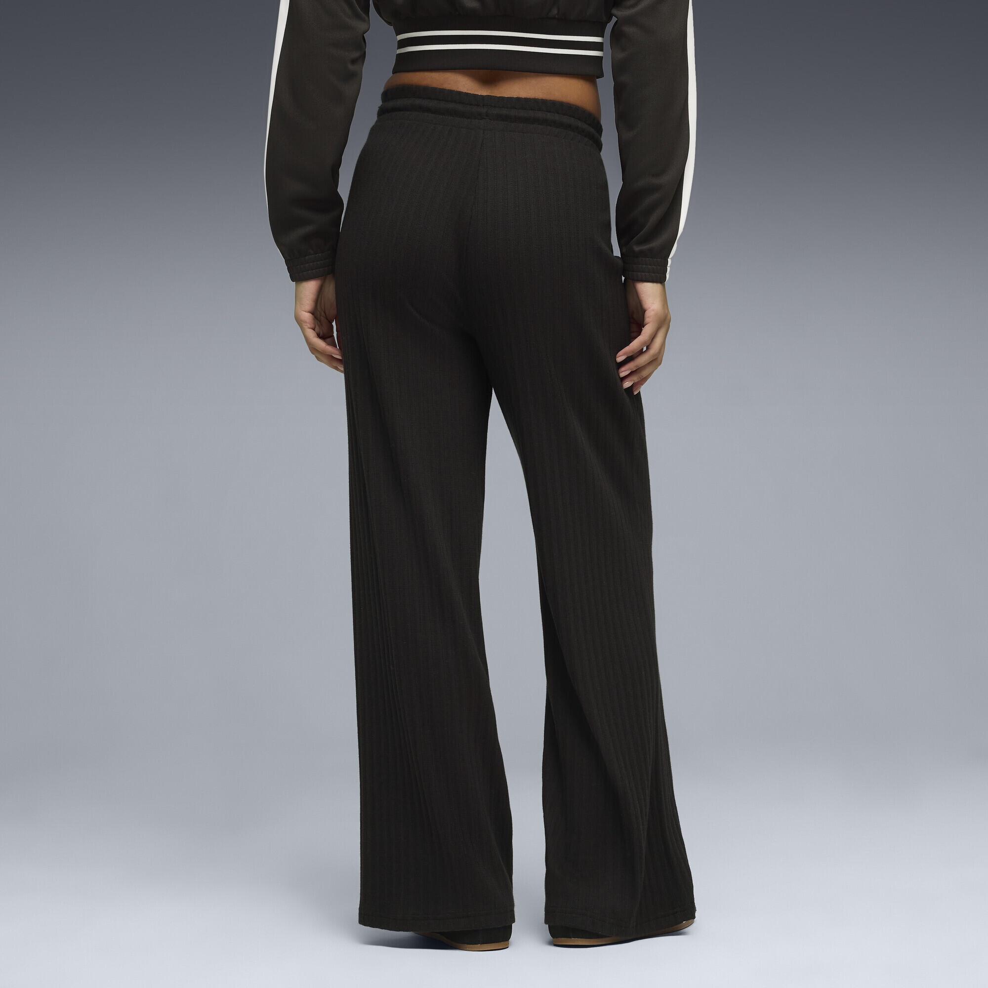 HER High-Waist Wide Leg Pants Women PUMA 3/5