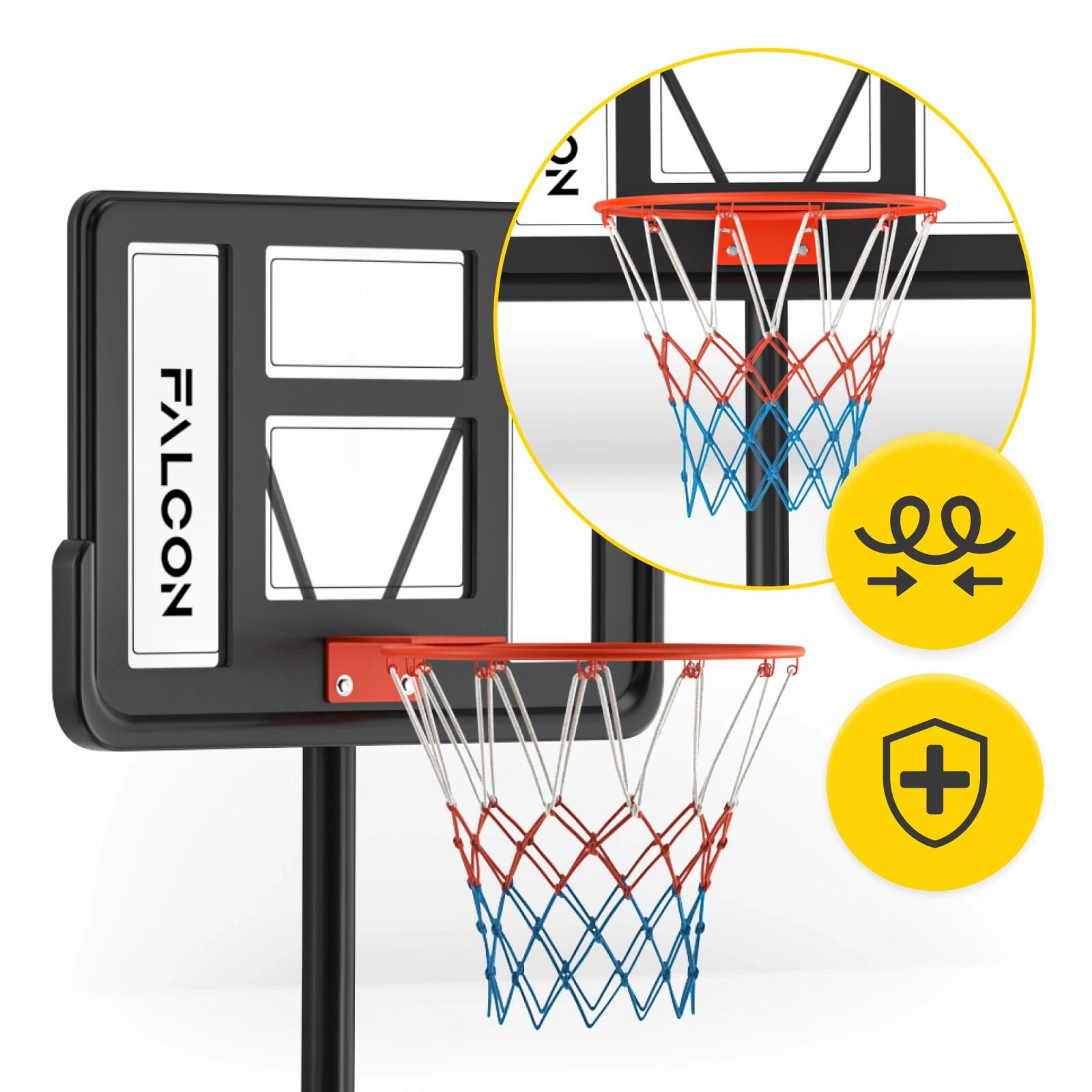 Volně stojící basketbalový koš pro děti JUNIOR 2 FALCON 3/7