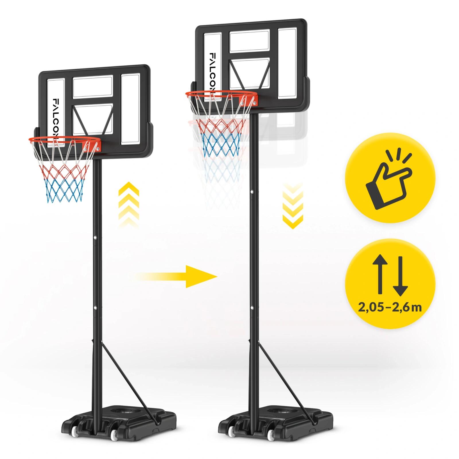 Volně stojící basketbalový koš pro děti JUNIOR 2 FALCON 5/7