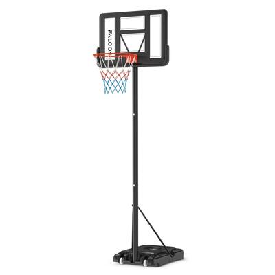 Canestro Basket Bambino JUNIOR 2 FALCON Regolabile Su Base Nero