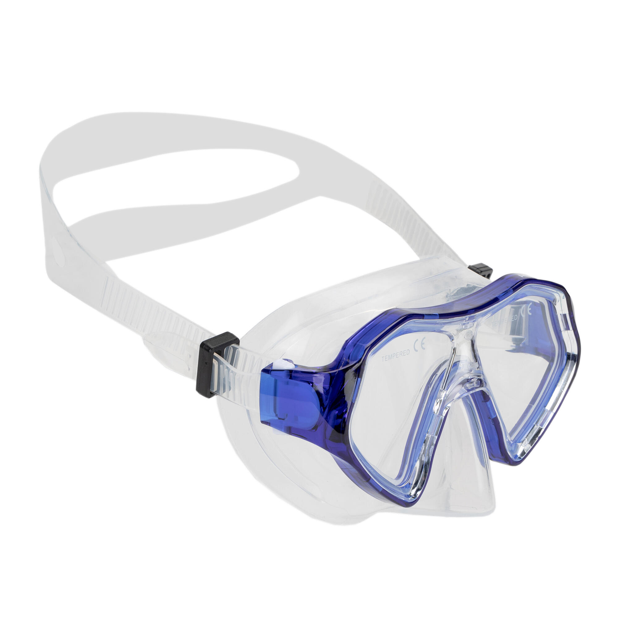 Masque de plongée en apnée enfant AQUASTIC Shelly 6/7