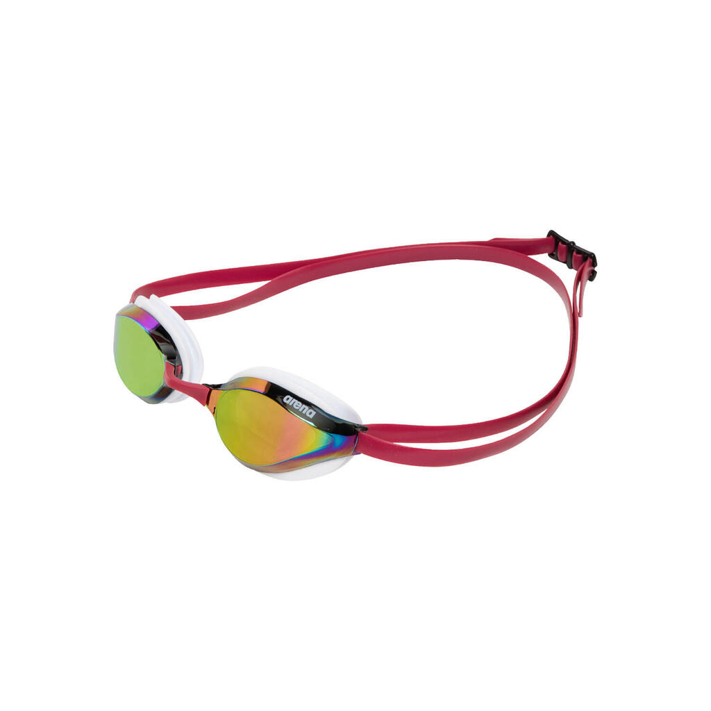 ARENA Python Mirror Racing Goggles - Copper / White / Red