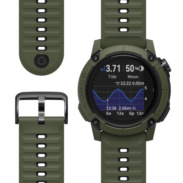 COROS NOMAD GPS WATCH - GREEN SILICONE