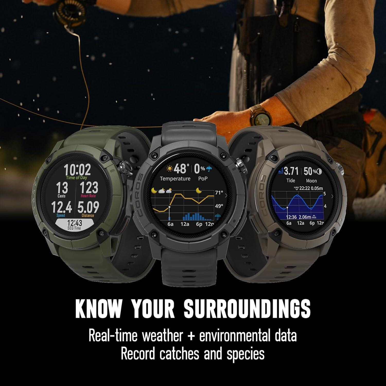 COROS NOMAD Orologio GPS sportivo, 1,3" touchscreen MIP,green 5/5