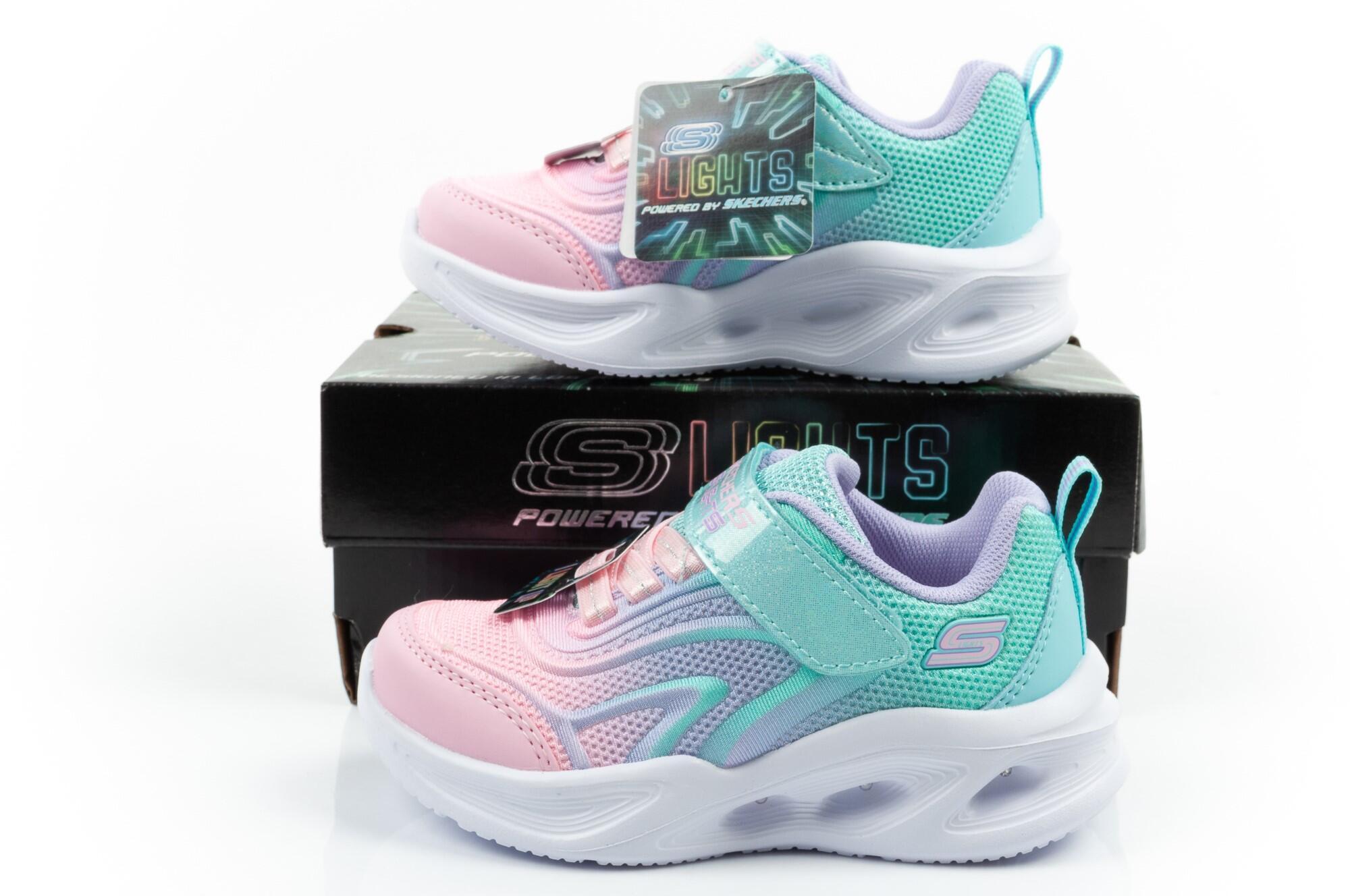 Sapatilhas Skechers Menina Sola Glow Multicolorido 7/7
