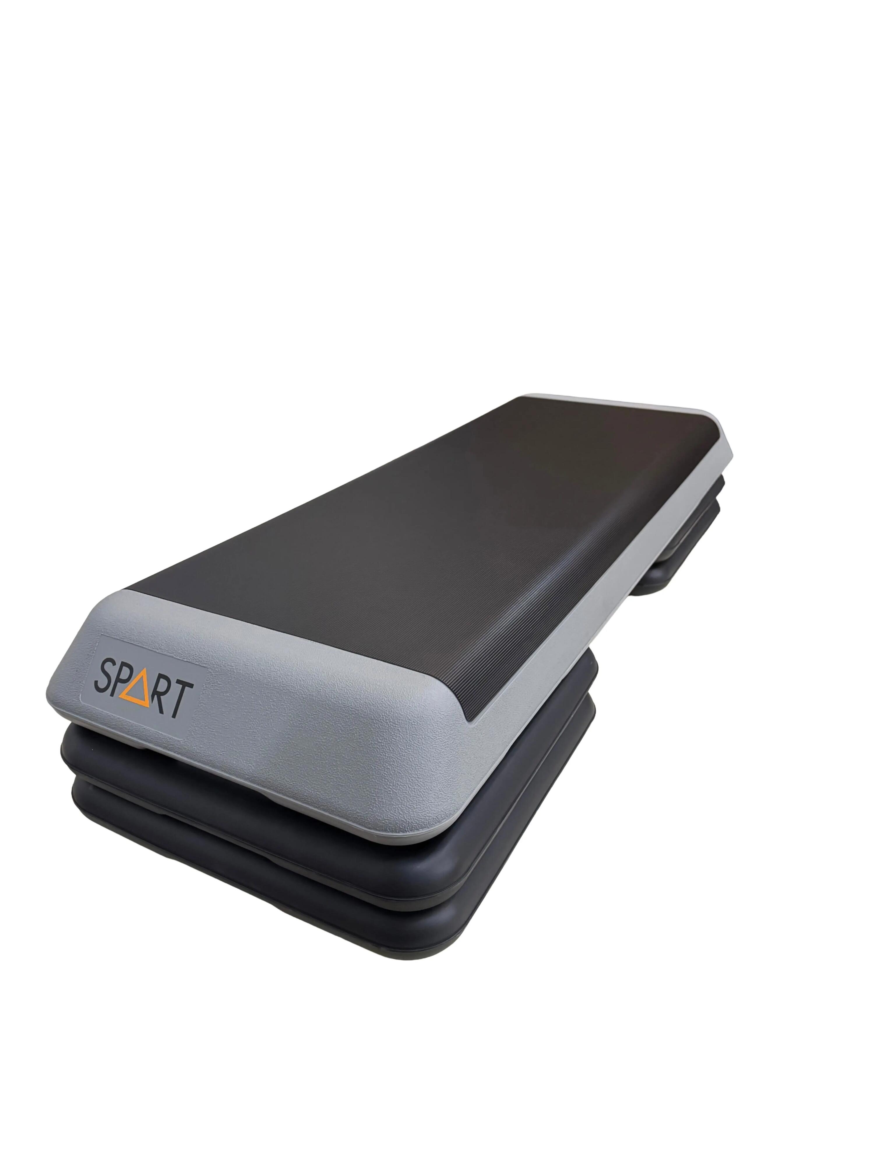 Placi suplimentare pentru stepper aerobic, reglabil pe inaltime, negru, Lukadora 3/3