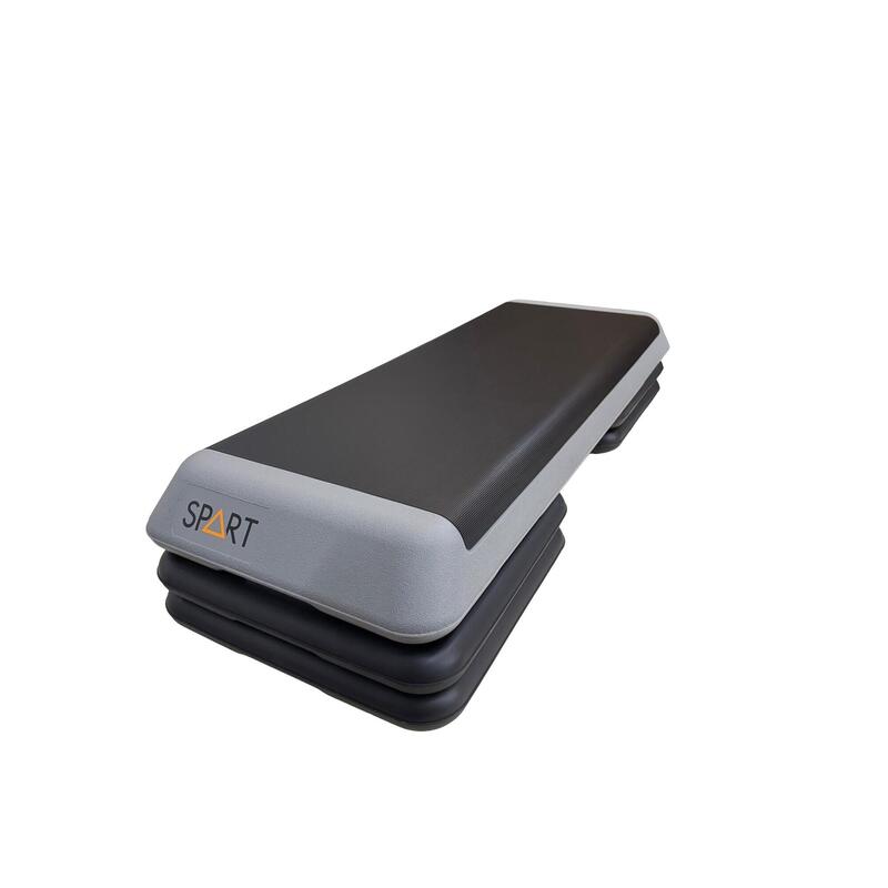 Placi suplimentare pentru stepper aerobic, reglabil pe inaltime, negru, Lukadora