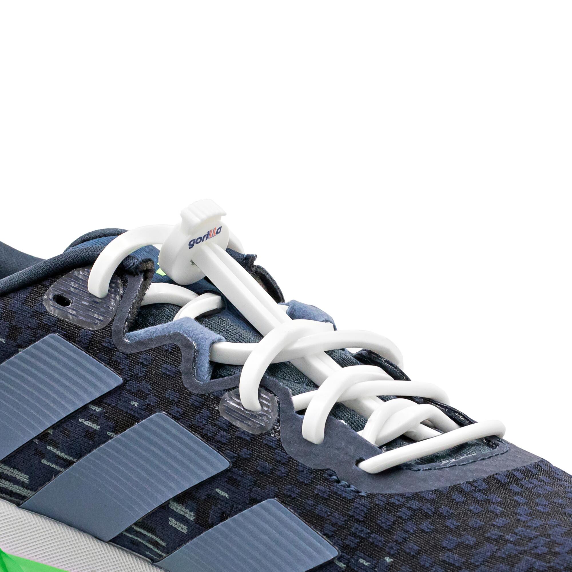 Lacets rapides triathlon élastiques silicone 2/5