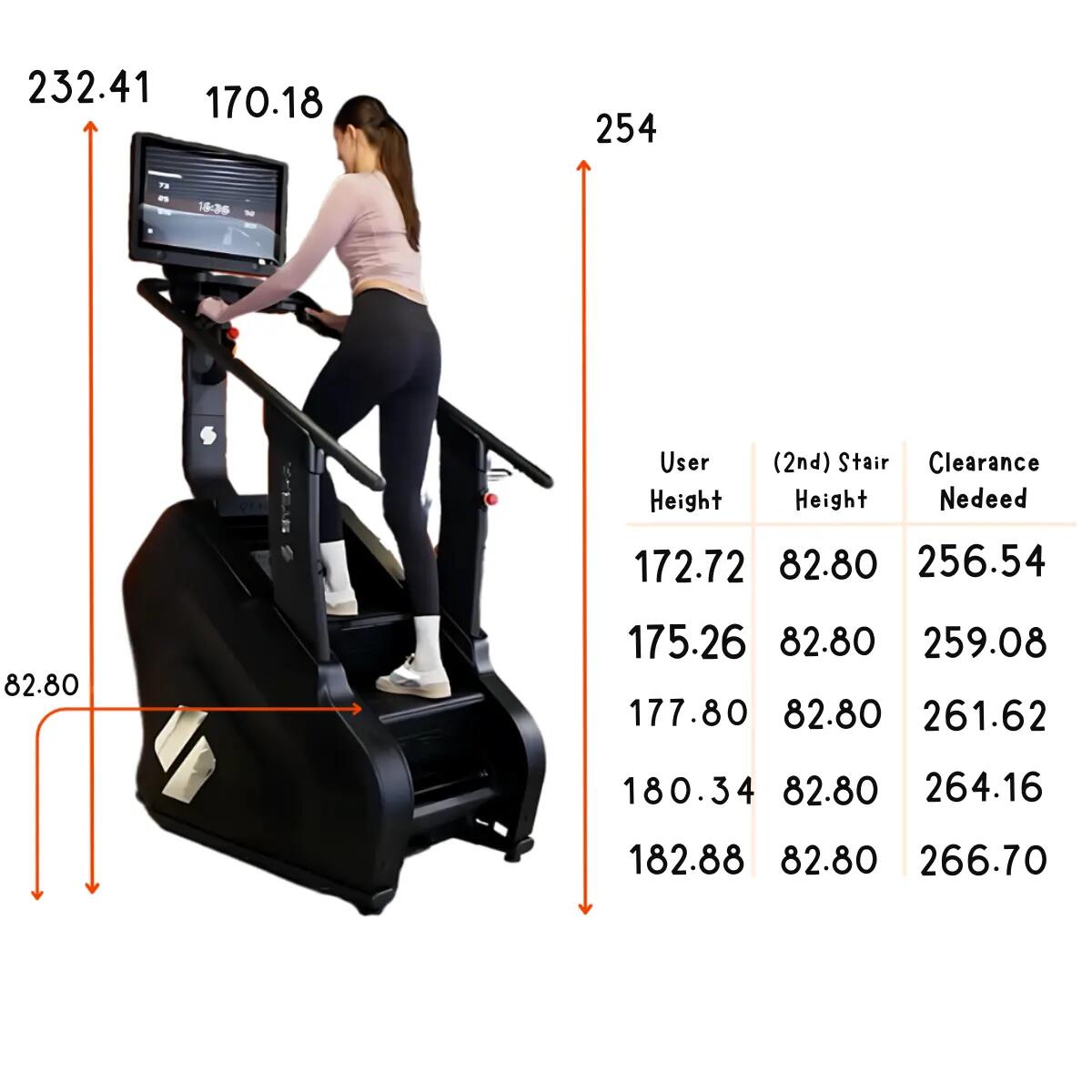 XL Classic Stair Climber écran  LED 6/7