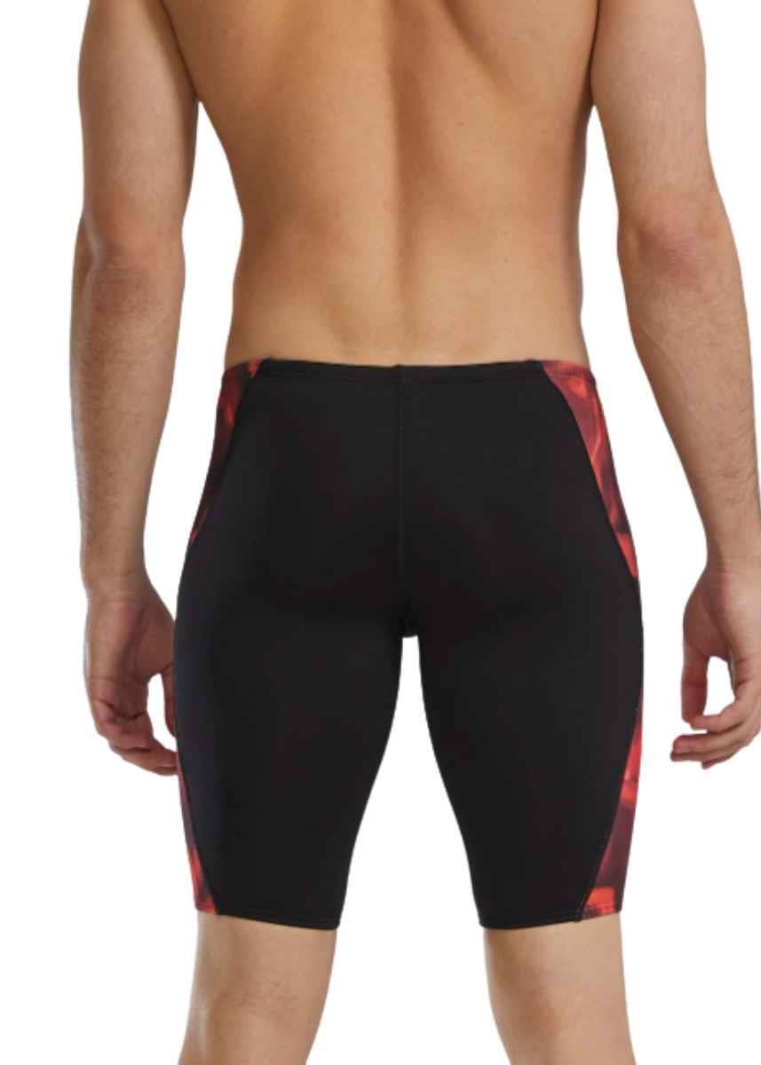 Jammer masculino TYR Durafast Elite Waveform Vermelho Tamanho 38 3/6