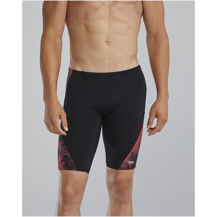 Jammer masculino TYR Durafast Elite Waveform Vermelho Tamanho 38 6/6