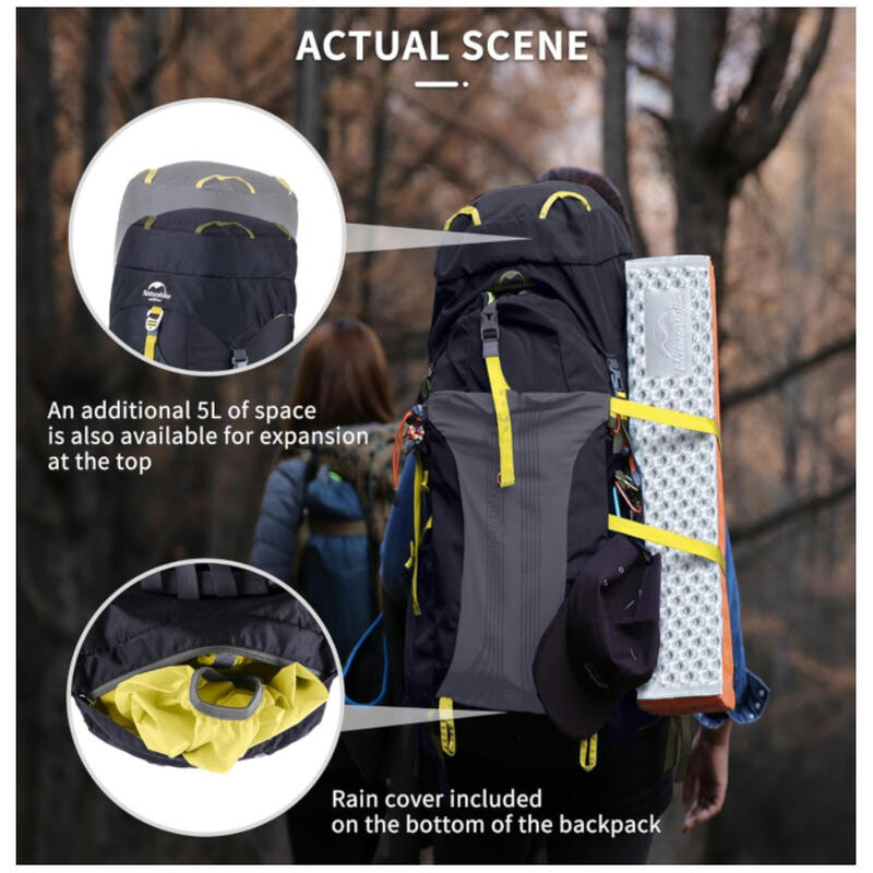 Rucsac Drumeție Hiking 55L
