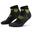 Șosete compresie alergare CEP Run 5.0 Low Cut - negru/lime | recuperare îmbunăt…