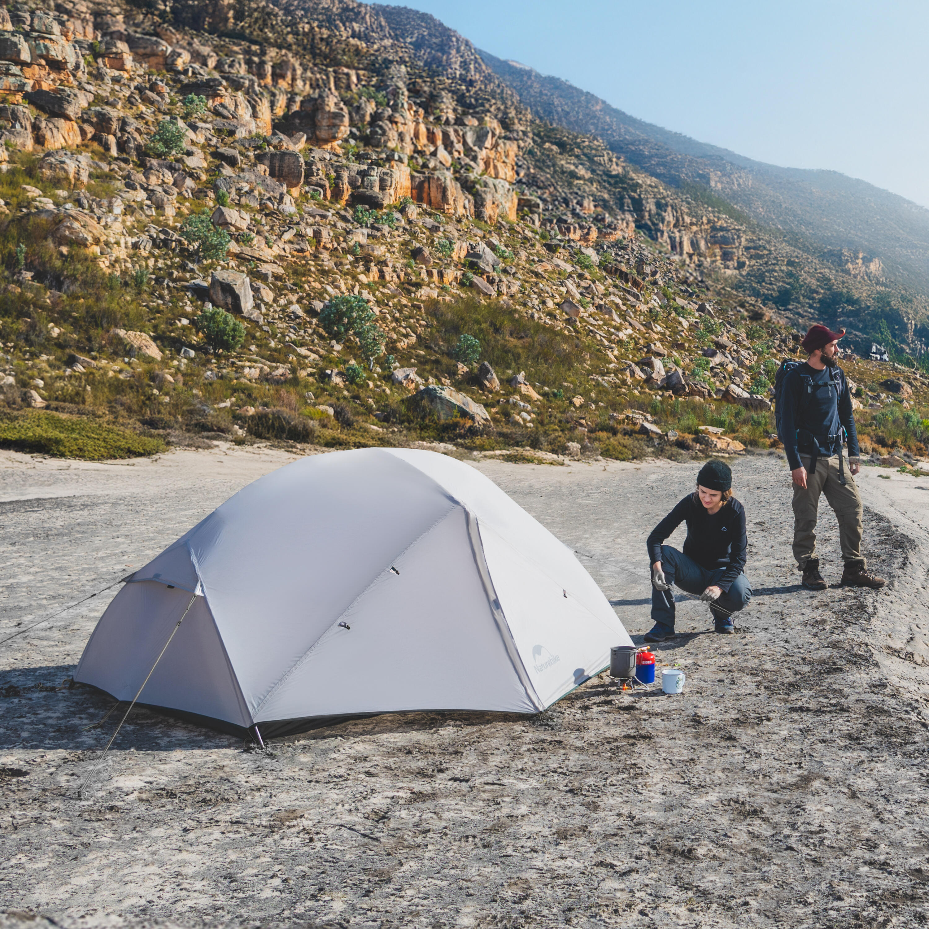Tienda de campaña ultraligera Naturehike Mongar para senderismo y alpinismo 5/7
