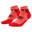 Șosete compresie alergare CEP Run 5.0 Low Cut - coral neon | recuperare îmbunăt…